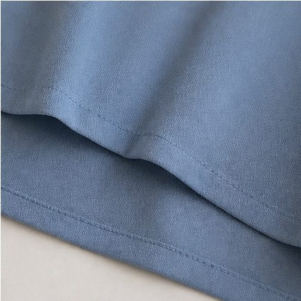 Blue V Neck Top - Picture 6 of 6